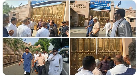 Two Congress leaders turned up at BSP chief Mayawati's house in Lucknow