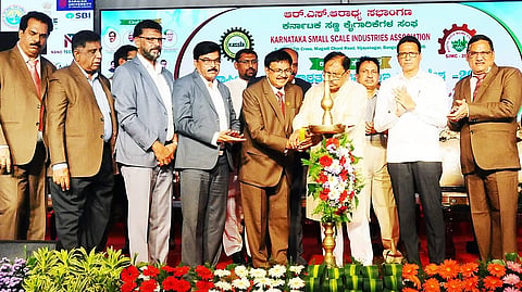 Home Minister G Parameshwara inaugurates a South India-level MSME conference and industrial exhibition organised by Karnataka 