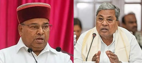 Governor Thawarchand Gehlot, CM Siddaramaiah 