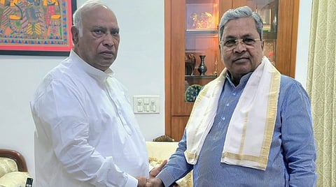 Siddaramaiah and Mallikarjuna kharge