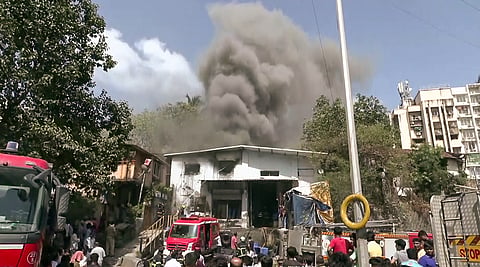 Fire at godown in Mumbai's Andheri East