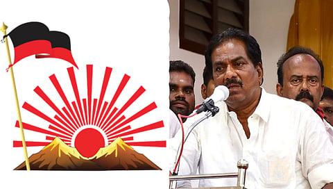 DMK Logo - R Moorthy 