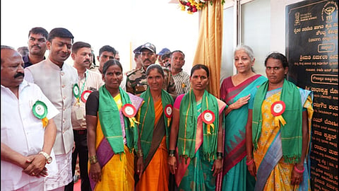 Union Finance Minister Nirmala Sitharaman inaugurated a new agro-processing centre