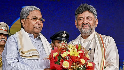Siddaramaiah and D K Shivakumar 