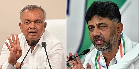 Ramalinga Reddy and CM D K Shivakumar 