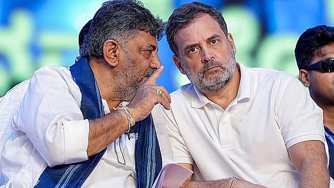DK Shivakumar, Rahul Gandhi