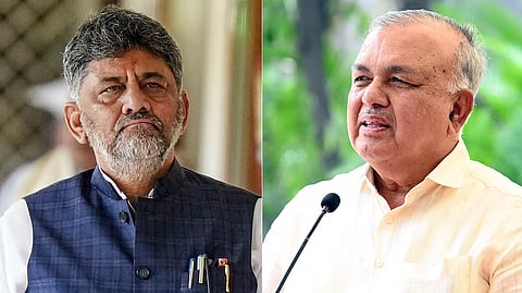 Karnataka Chief Minister DK Shivakumar and senior Congress leader Ramalinga Reddy.