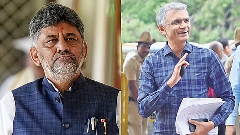 Karnataka Chief Minister DK Shivakumar, Bengaluru Development Minister Krishna Byre Gowda.