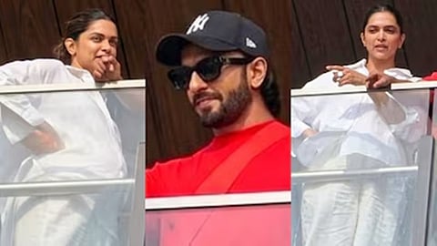 Actress Deepika Padukone and Ranveer Singh