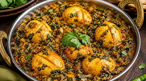 Methi Egg Curry