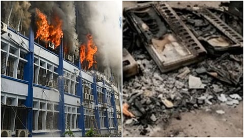 4,000 EVMs destroyed in West Bengal government building fire; probe underway