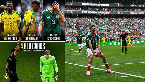 3 red cards in the opening match