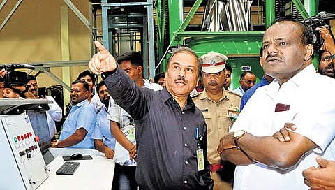 HD Kumaraswamy at the Central Manufacturing Technology Institute