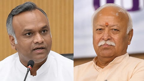Priyank Kharge, Mohan Bhagwat