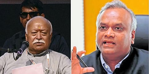 Mohan Bhagawat and Priyank Kharge 