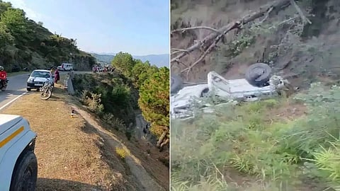 Seven killed after vehicle plunges into gorge on Masrund–Hamal road in Himachal