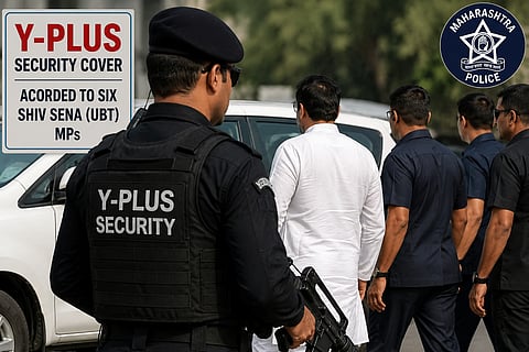 'Y-Plus' security six 'rebel' MPs of the Shiv Sena (UBT).