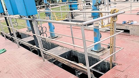 STP tank at Belagere