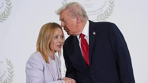 Meloni, Donald Trump