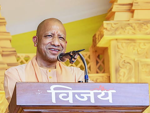 Attempts to defame Ayodhya: Yogi on Ram temple donation row