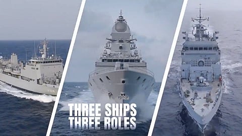 India Gets 3 New Warships