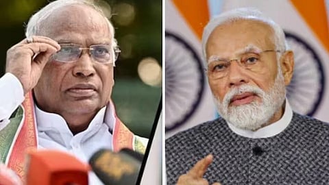 Kharge, PM Modi Casual Images