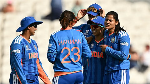 India players in action during Women's T20 World Cup 2026