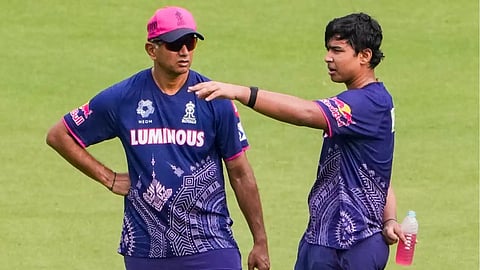 Vaibhav Sooryavanshi, Rahul Dravid