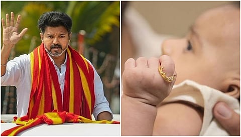 Gold ring for newborn babies 