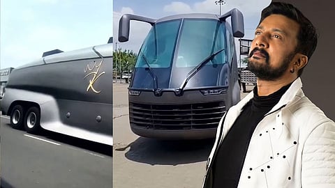 Actor Kichcha Sudeep buys Luxurious New Caravan