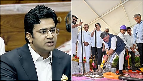 Tejasvi Surya, DK Shivakumar