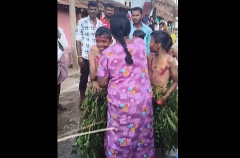 Frog procession in Mysuru 