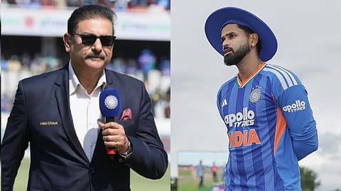 Ravi Shastri and Shreyas Iyer