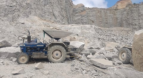 Stone quarrying 