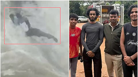 Two Andhra students rescued after being stranded at Mallalli falls