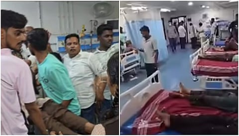 Students admitted to hospital 