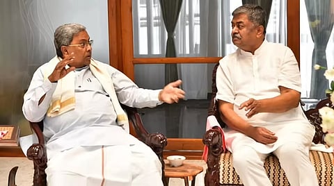 Siddaramaiah and BK Hariprasad
