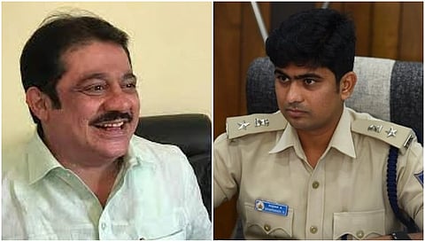 Zameer Ahmed Khan and IPS officer Shivaprakash Devaraj 