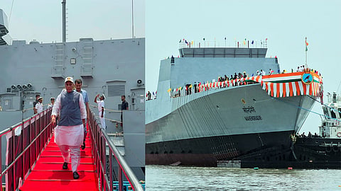 Navy commissions 6th stealth frigate INS Mahendragiri