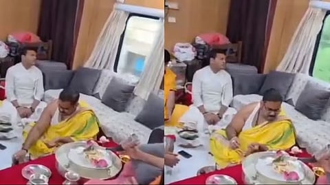 Video of Religious Ceremony Inside Moving Train Goes Viral