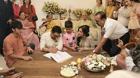 Aamir Khan and Gauri Spratt got married at the actor’s Mumbai home on July 5.