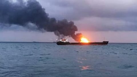 The Palau-flagged tanker Settebello was attacked by the US Navy 