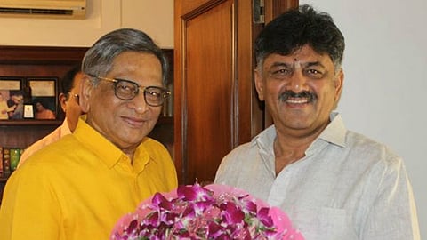 SM krishna And Dk shivakumar 