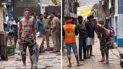Foreign National Creates Panic In Varanasi, Enters Houses, Bites Resident Before Being Detained