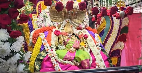 Mysuru Chamundi Devi on first day of Ashada Friday 