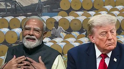 PM Modi and Donald Trump Casual Images