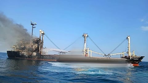 cargo vessel attacked