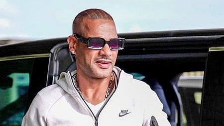 Former cricketer Shikhar Dhawan 