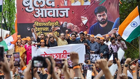  Uddhav Thackeray in CJP Protest