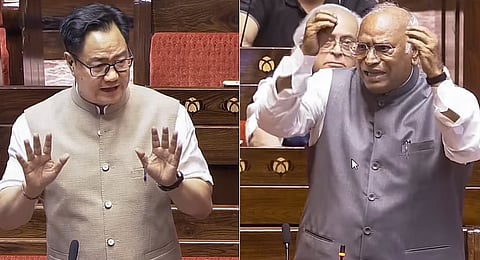 Kiran Rijiju, Mallikarjun Kharge 